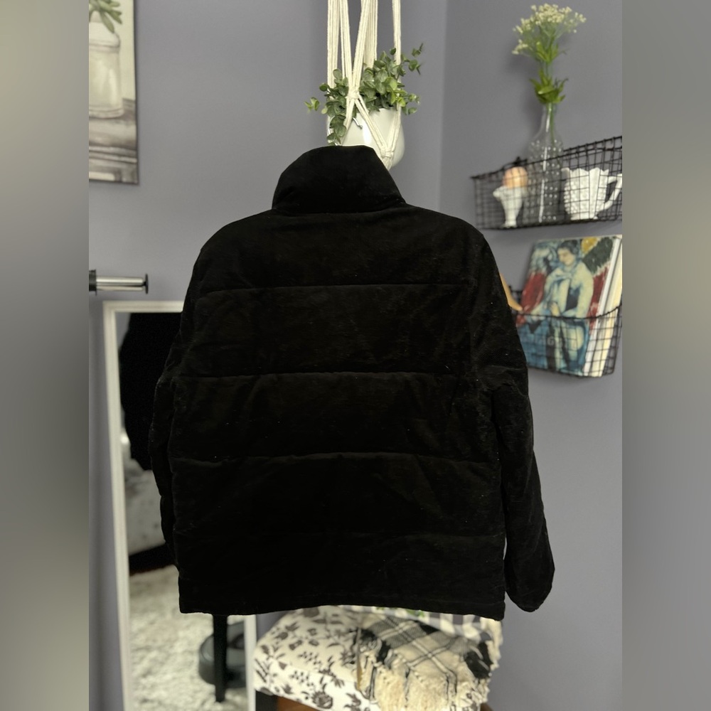 NWT LEVIS WINTER PUFFER BLACK CORDUROY SMALL JACKET NEW NWT - Picture 7 of 9